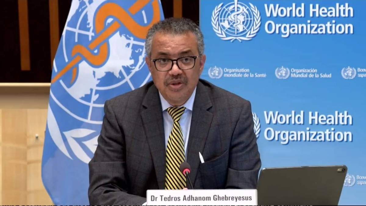 El director general de la OMS, Tedros Adhanom Ghebreyesus