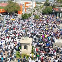 Marchan en Tamaulipas en respaldo a García Cabeza de Vaca
