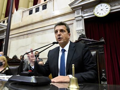 Sergio Massa fue reelegido como presidente de la Cámara de Diputados