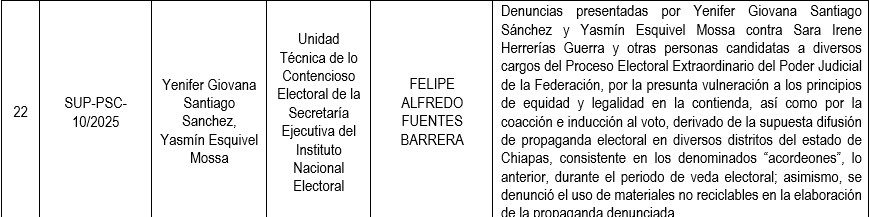 sentencia