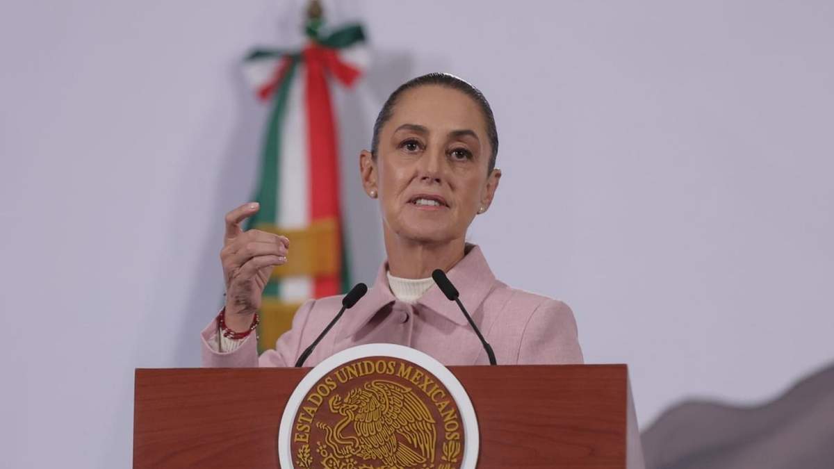 La presidenta Claudia Sheinbaum