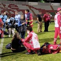 Batalla campal entre aficionados de Zacatecas y Tamaulipas deja 7 lesionados (Video)