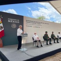 Tramo de Cancún a Tulum del Tren Maya será elevado, anuncia AMLO