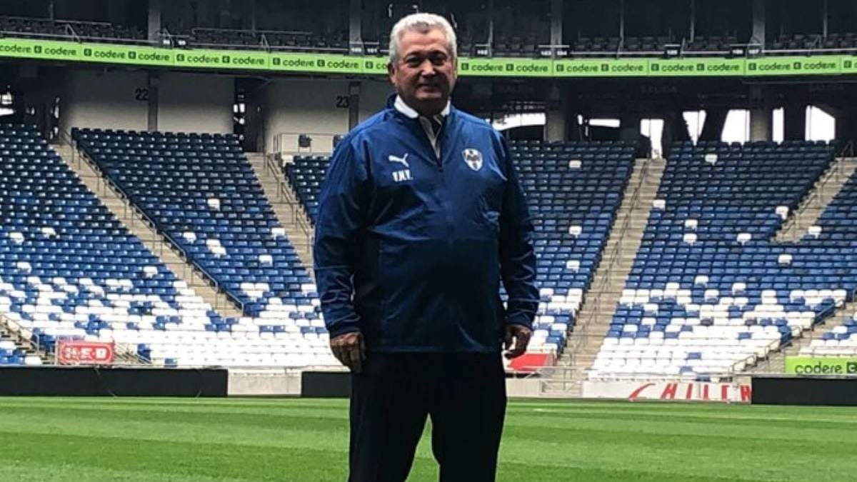 Víctor Manuel Vucetich, entrenador de Rayados de Monterrey