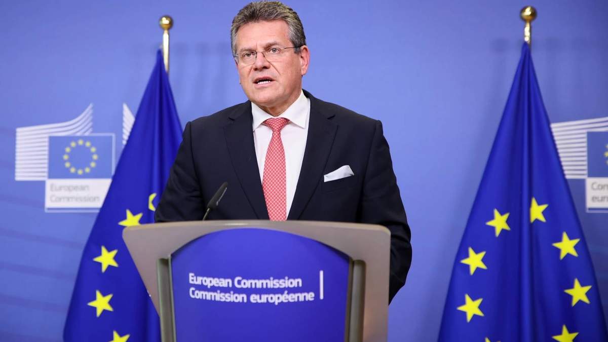 Maros Sefcovic, vicepresidente de la Comisión Europea`