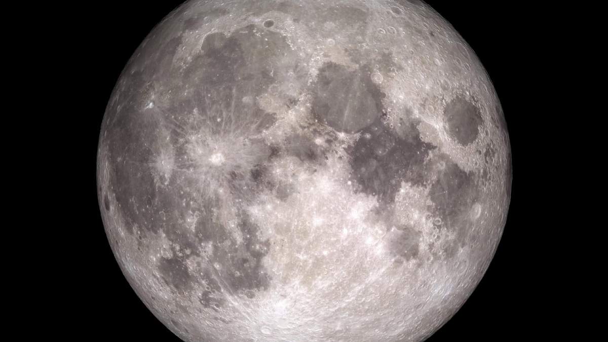 El hallazgo fue en las zonas polares del satélite natural. Fuente: (Twitter)