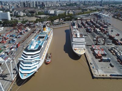 Se oficializó el protocolo para los casos de coronavirus que lleguen en barco