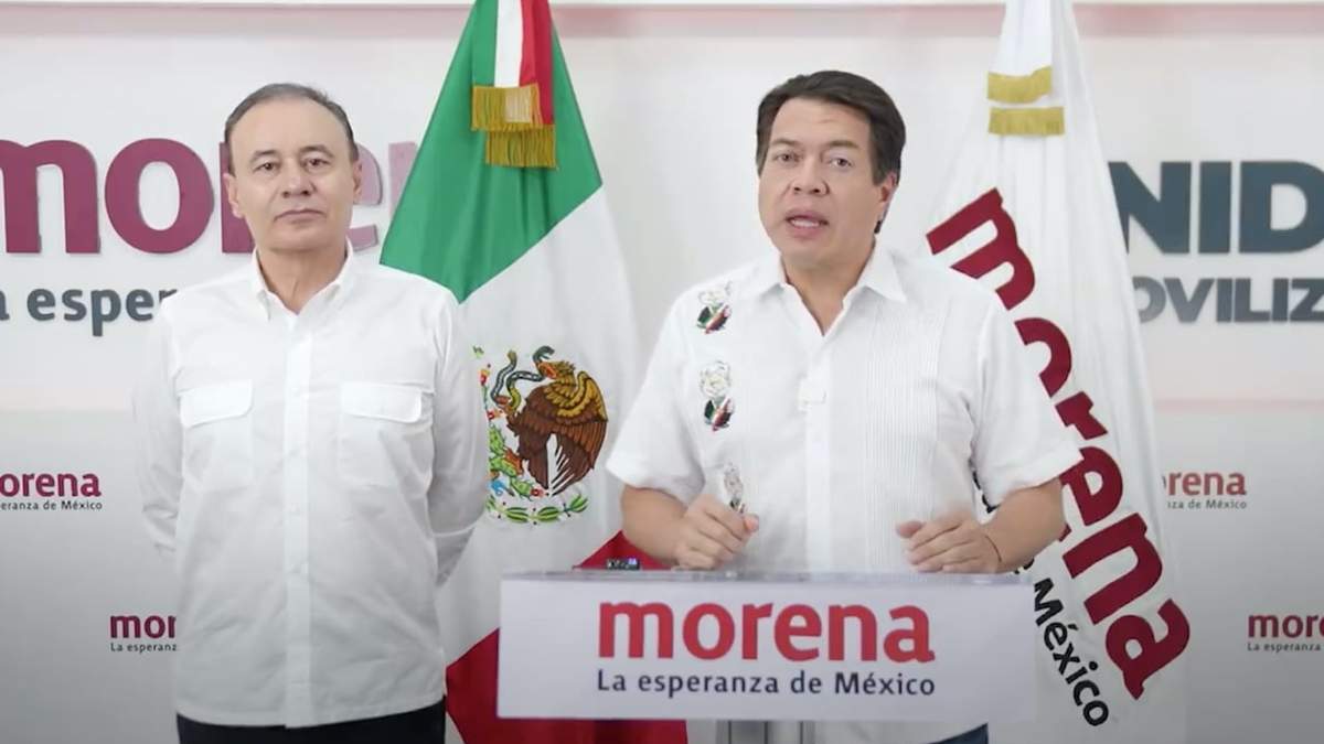 Alfonso Durazo y el líder de Morena en el video