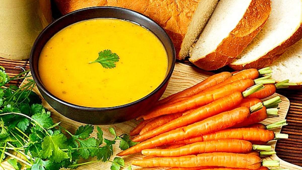 Sopa de zanahorias. Fuente: (Instagram)