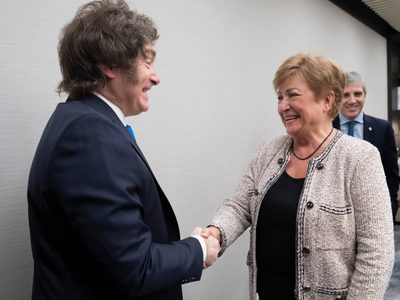 Kristalina Georgieva se mostró optimista tres su reunión con Milei