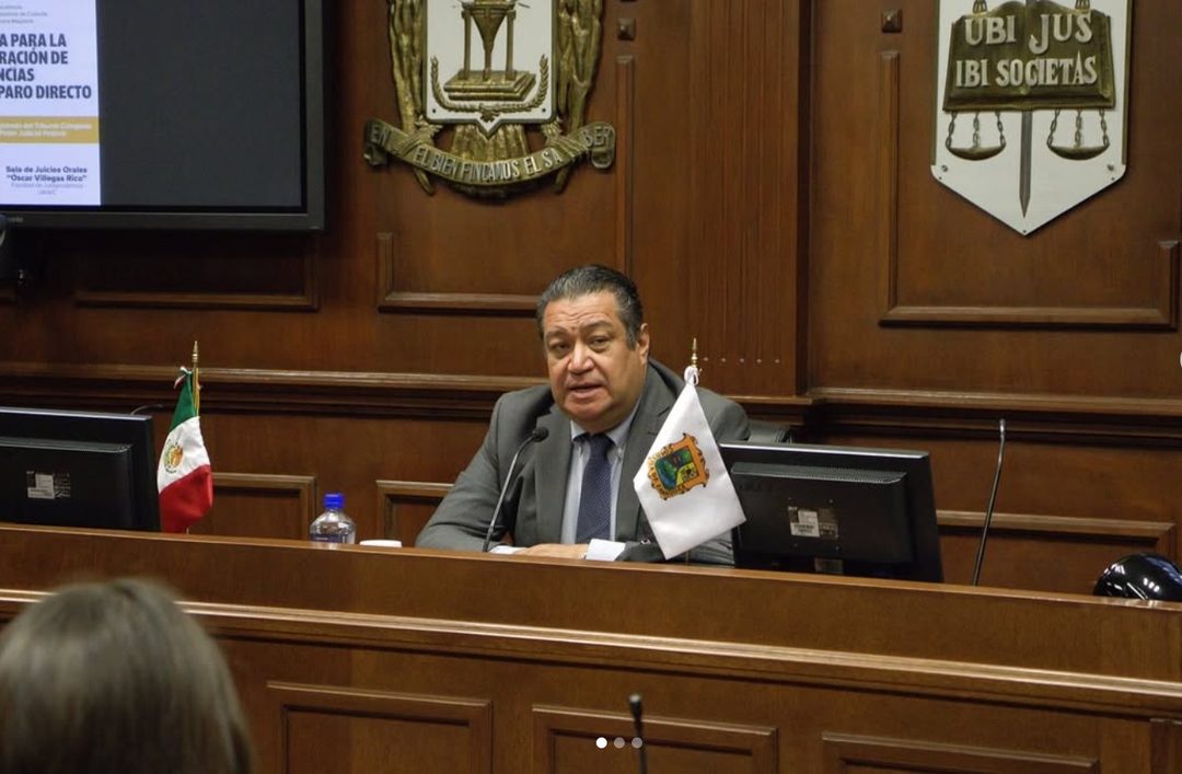 Magistrado Muñoz Grajales Foto IG @edgar_munozg