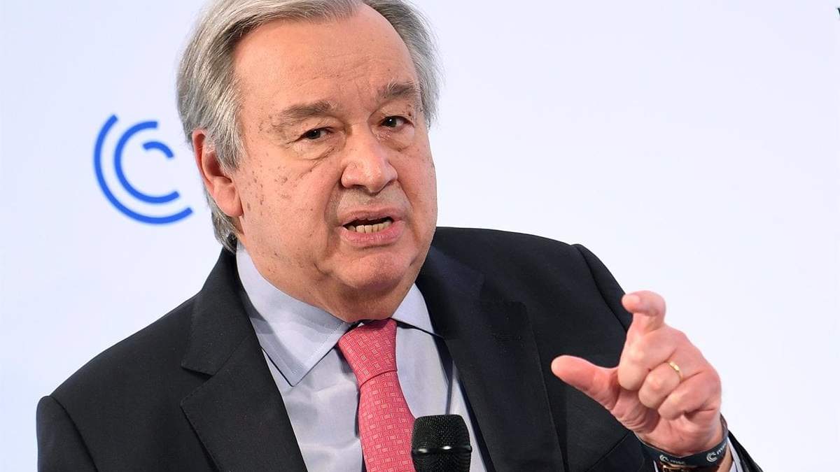 El secretario general de la ONU, António Guterres