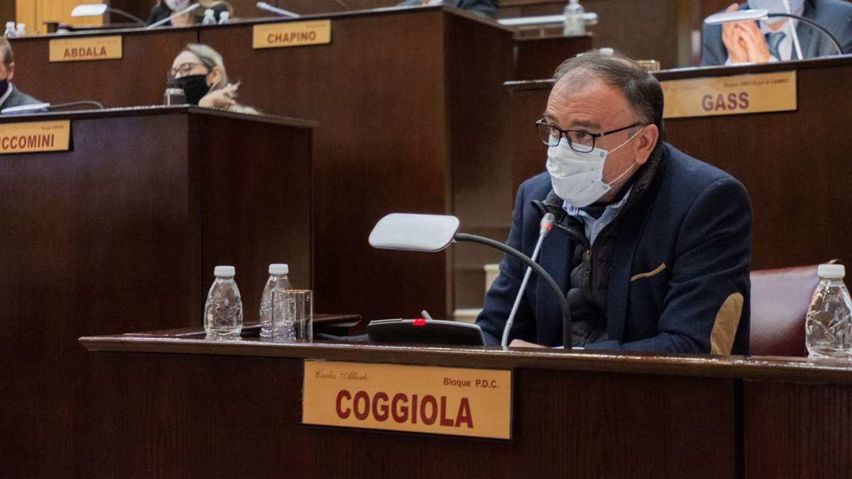 Carlos Coggiola, diputado de Democracia Cristiana. Fuente: (Twitter)