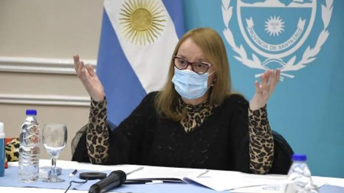 Alicia Kirchner, gobernadora de Santa Cruz. Fuente: (Twitter)