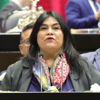 Diputada morenista interpreta canción de Mercedes Sosa por las víctimas en Gaza (Video)