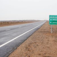 En un año asfaltaron un poco más de la mitad de la "ruta del petróleo"