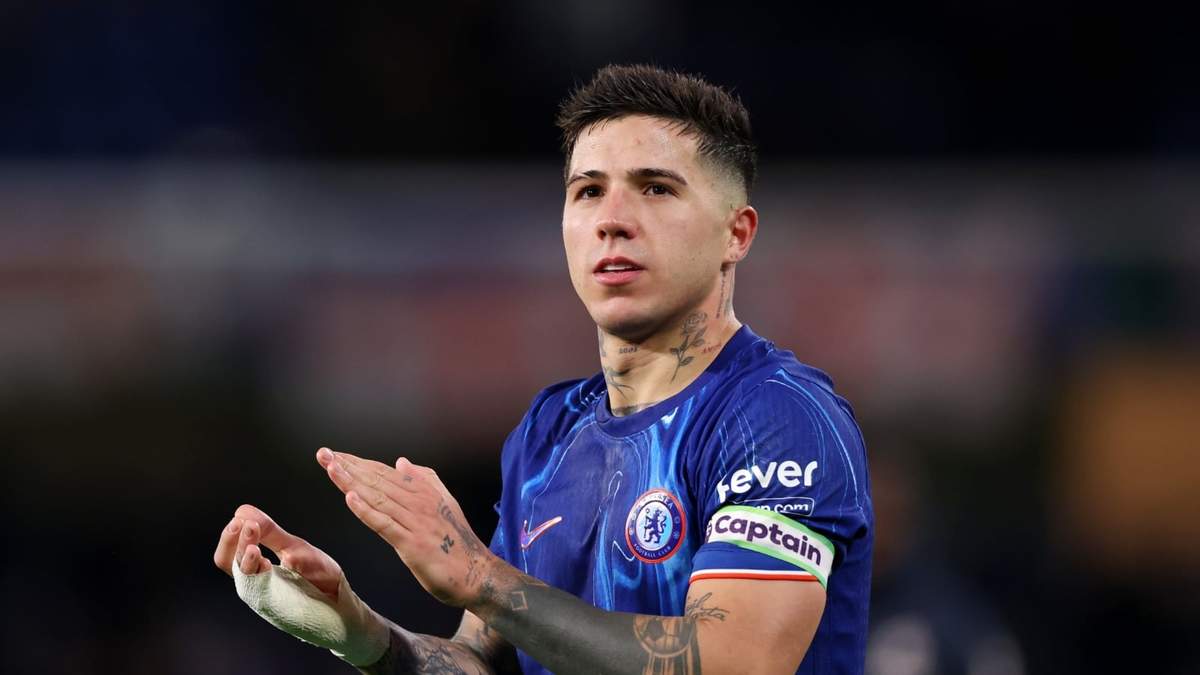 Enzo Fernández. Fuente: (Getty)
