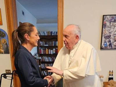 Papa Francisco me regaló grandes consejos de vida: Sheinbaum