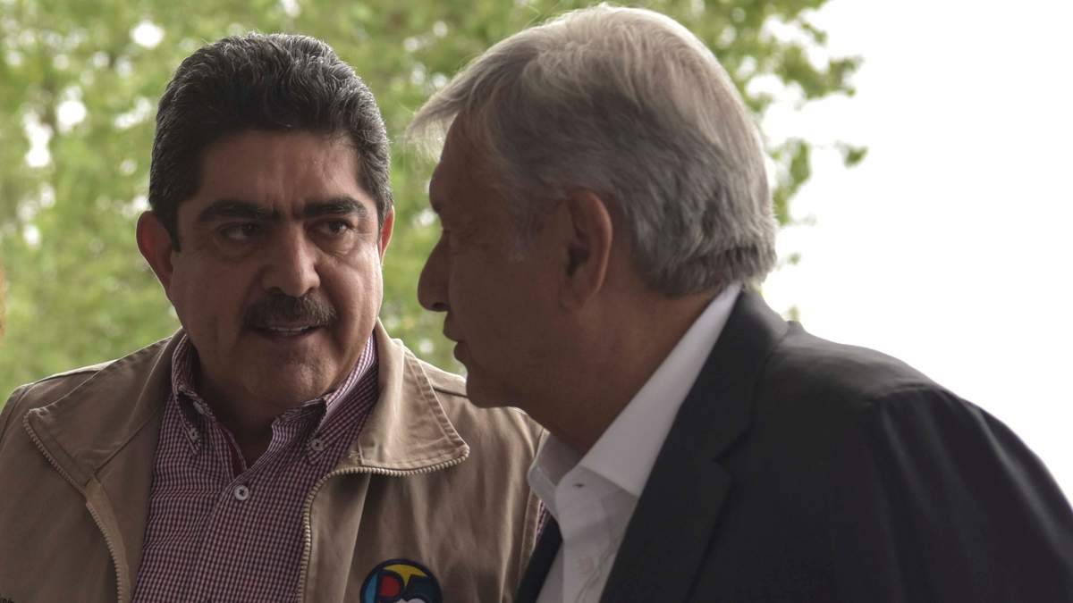 Manuel Espino con Andrés Manuel López Obrador