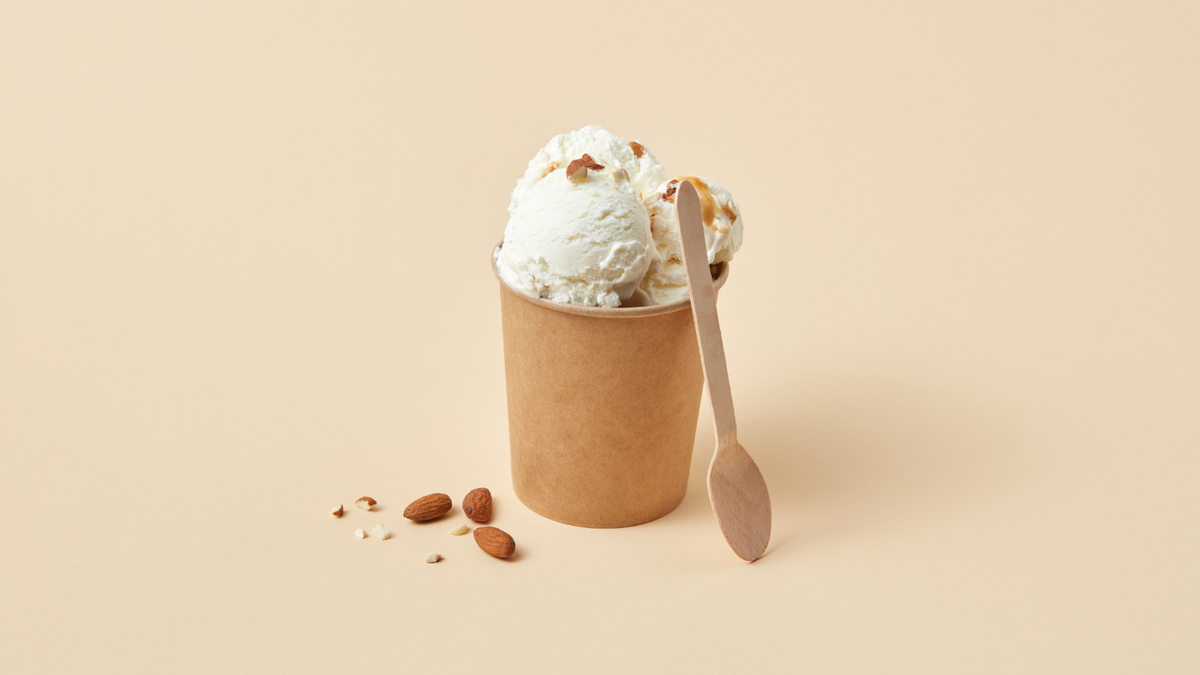 Envase de helado. Fuente: (Instagram)