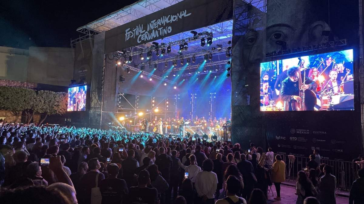 El concierto en Guanajuato
