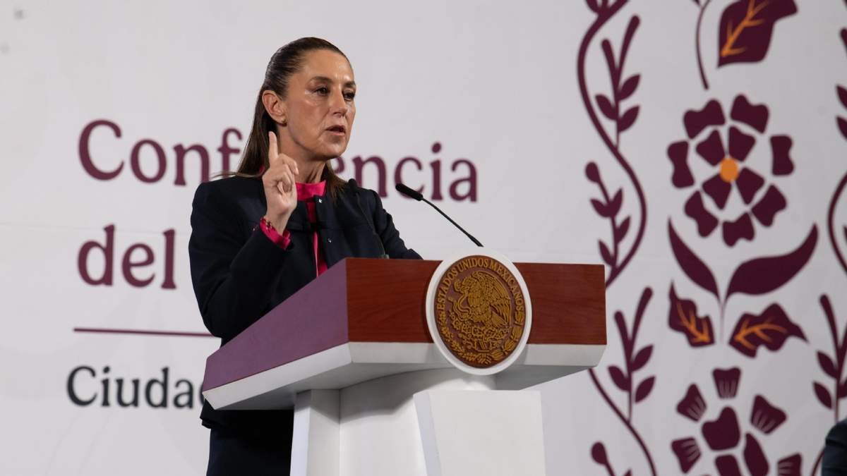 Claudia Sheinbaum en la conferencia del lunes