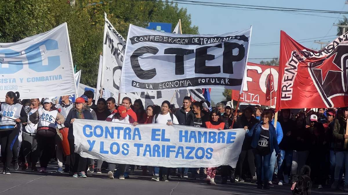 Protesta social en la región. Fuente: (Twitter)