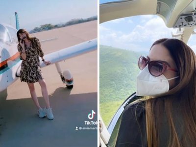 Era "voluntaria" la influencer que publicó videos con helicópteros oficiales: IMSS
