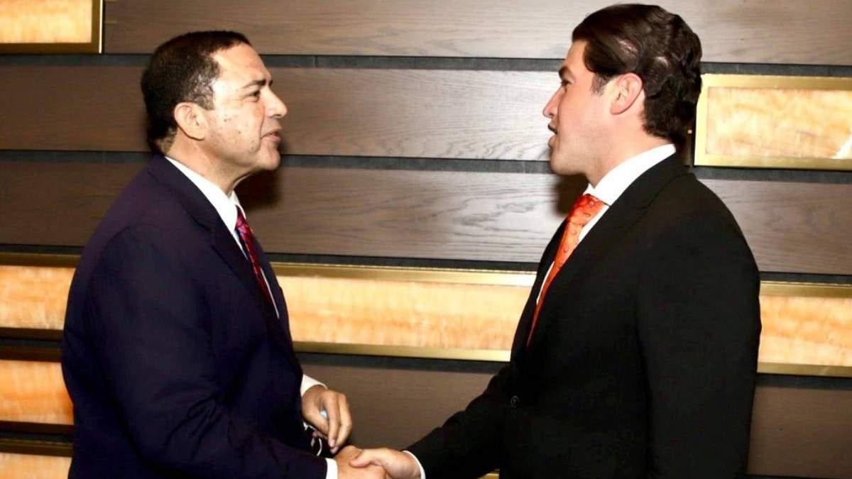 El gobernador electo de NL y el congresista Henry Cuellar