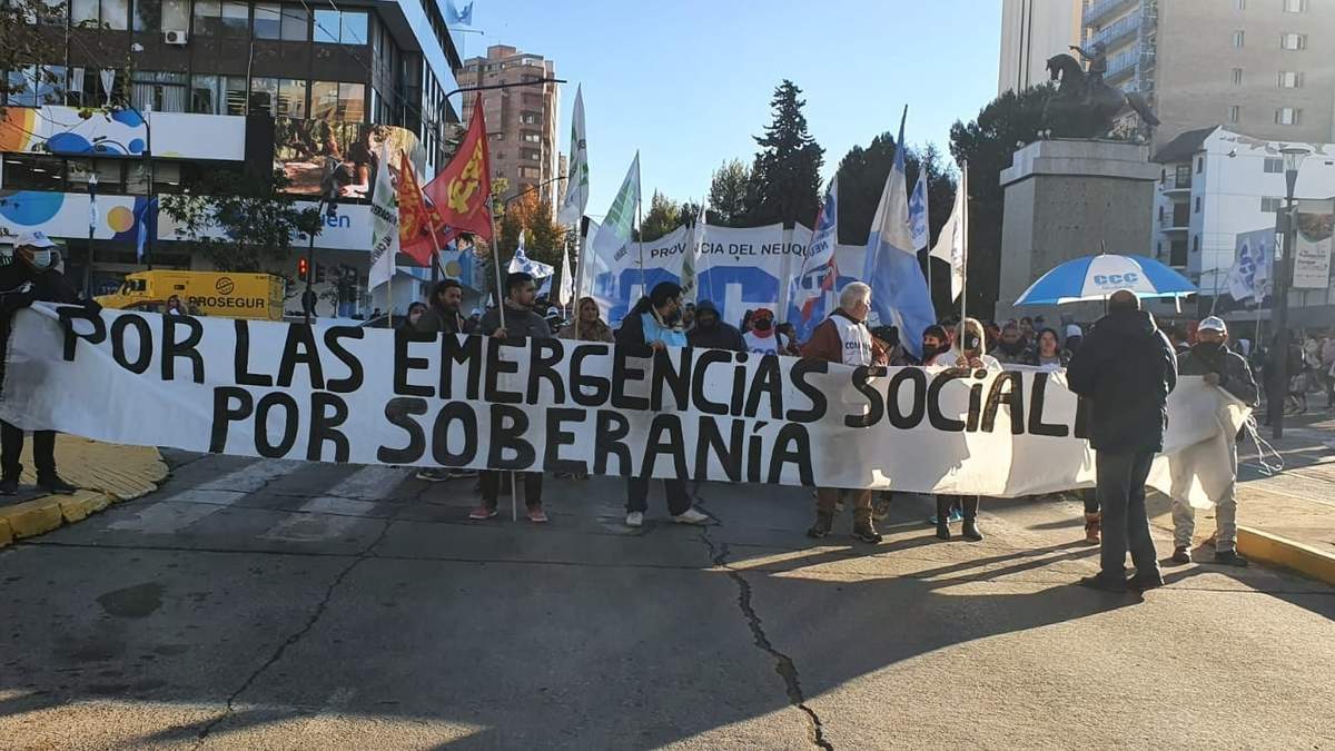 La CCC volvió a protestar esta mañana, en una jornada nacional. Fuente: Facebook