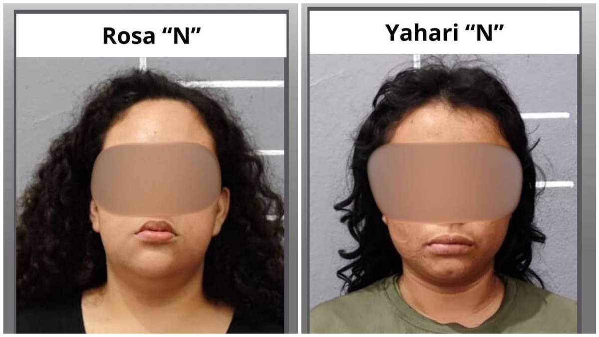 Rosa y Yahari, dos mujeres embarazadas que fueron detenidas por la marcha del 8M en Campeche