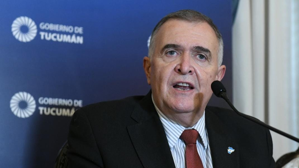 Osvaldo Jaldo, gobernador interino de Tucumán. Fuente: (Twitter)