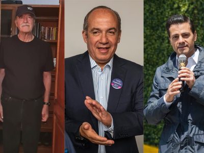 Fox vota "enlutado", Calderón ve un "cambio"... ¿y Peña Nieto?