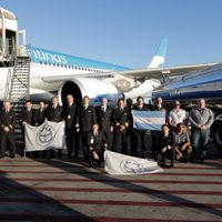 ¡Mención de honor! Fernández felicitó a los trabajadores de Aerolíneas por los viajes a China