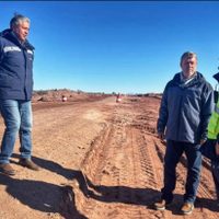 El pavimento en el tramo Cortaderas de la ruta 7 reducirá los tiempos de viaje entre Neuquén y Chos Malal