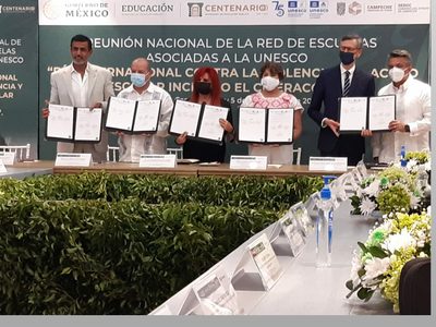 La SEP signa con la UNESCO la Declaratoria para Prevención de Violencia, Acoso Escolar y Ciberacoso