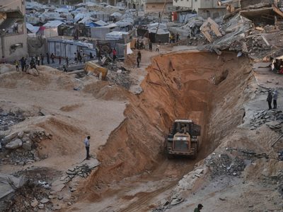 Israel suspende la entrada de ayuda humanitaria en Gaza