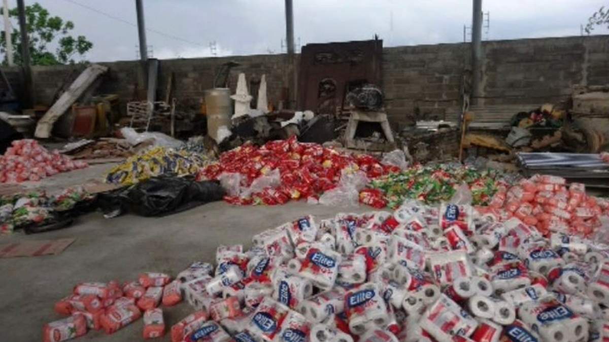 Los artículos hallados en la bodega de Ciudad Valles, SLP