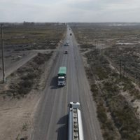 Operativo en Vaca Muerta: el traslado de un tanque gigante complica el tránsito en las rutas 6 y 8