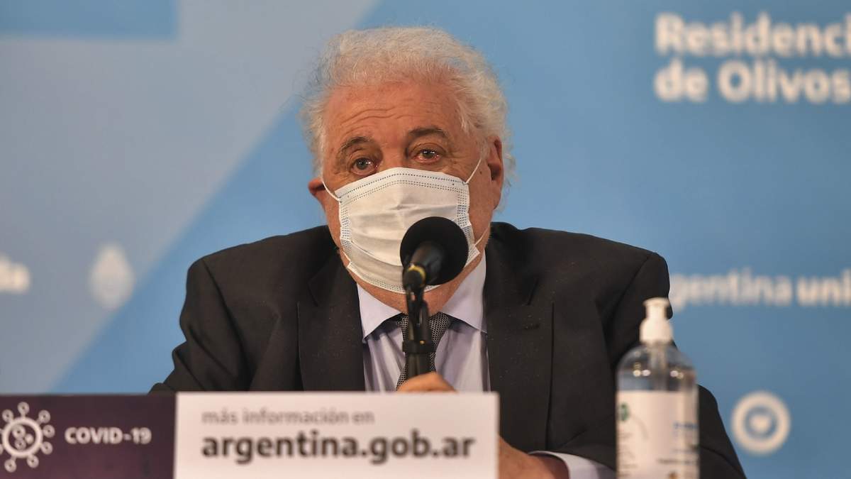Ginés González García, el ministro de Salud de la Nación. Fuente: (Twitter)