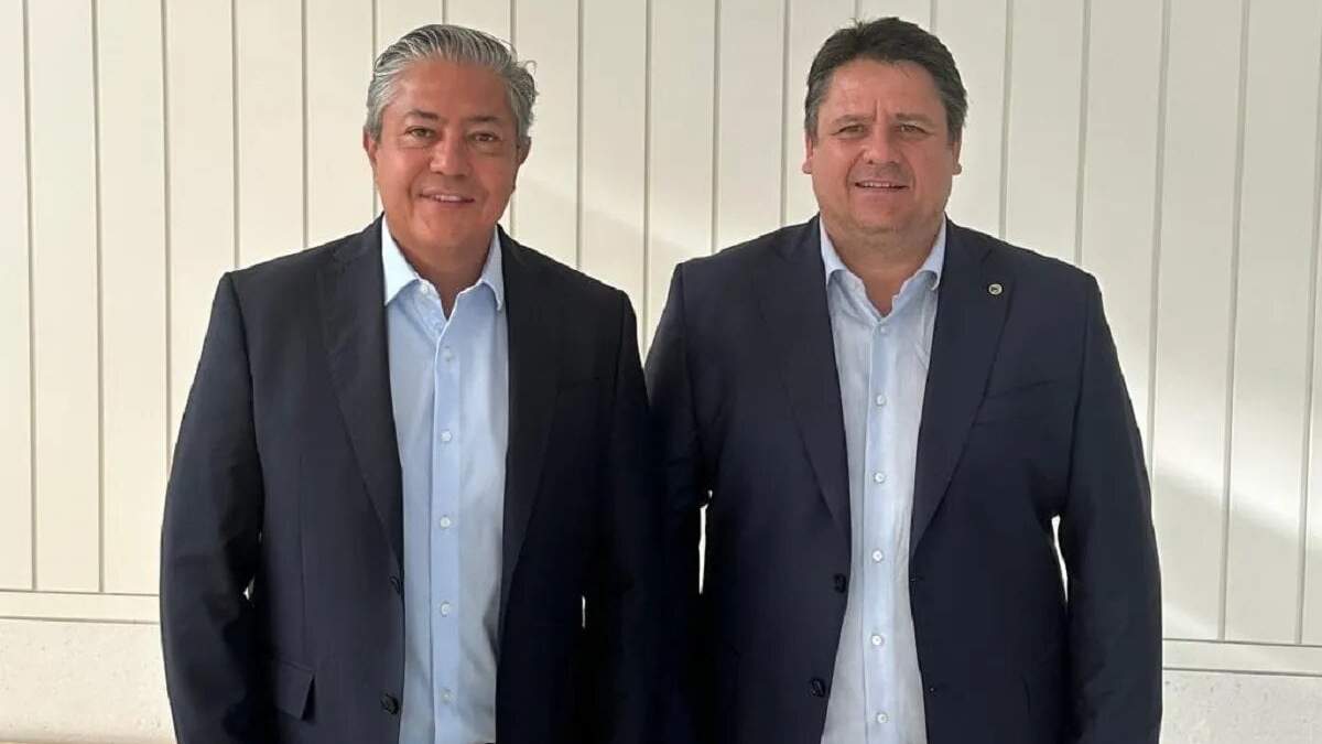 Rolando Figueroa junto a Mariano Gaido. Fuente (Diario RN).