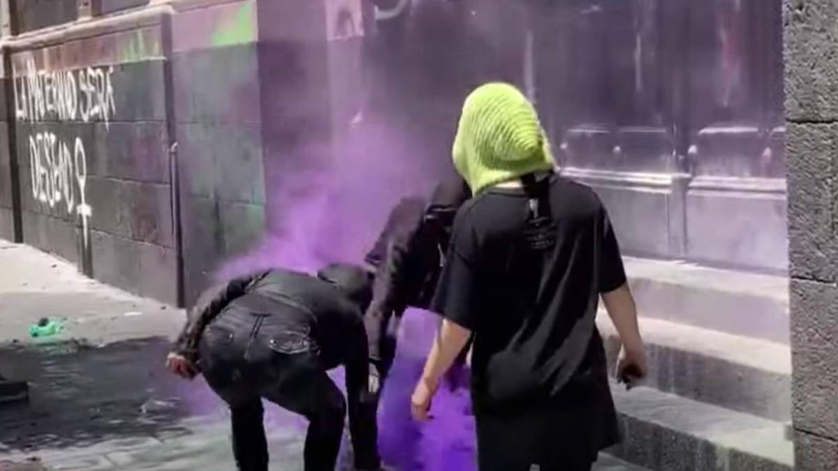 Según el Congreso del Edomex, las feministas fueron quienes lanzaron gas