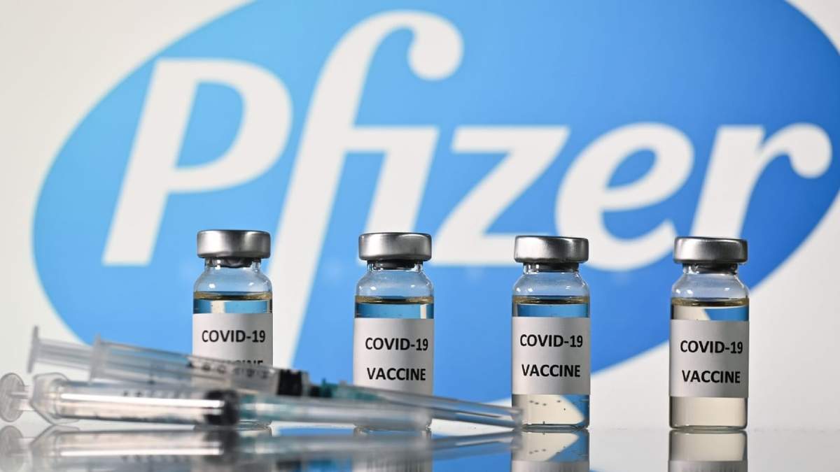Imagen ilustrativa de las vacunas de Pfizer. Fuente: (Twitter)