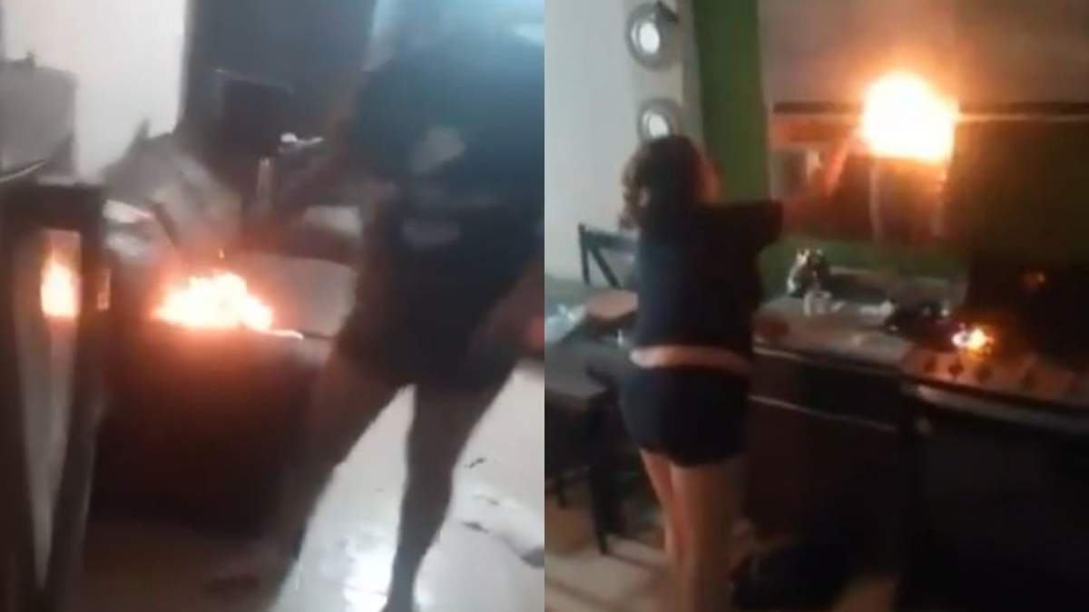 Un incendio dentro de una vivienda en Torreón movilizó a bomberos y cuerpos de emergencia tras una discusión de pareja.