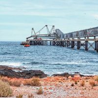 Así avanza el puerto petrolero de Vaca Muerta en Punta Colorada