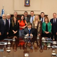 Milei se reunió con el nuevo Gabinete