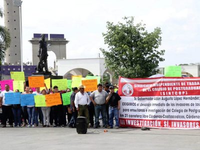 Detienen a 10 paracaidistas que invadieron el Colegio de Postgraduados