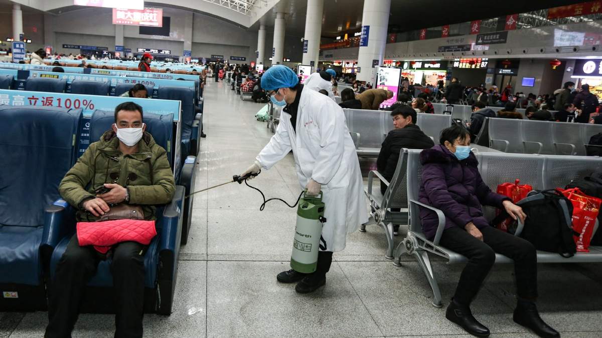 Operativo sanitario en China. Fuente: (Twitter)