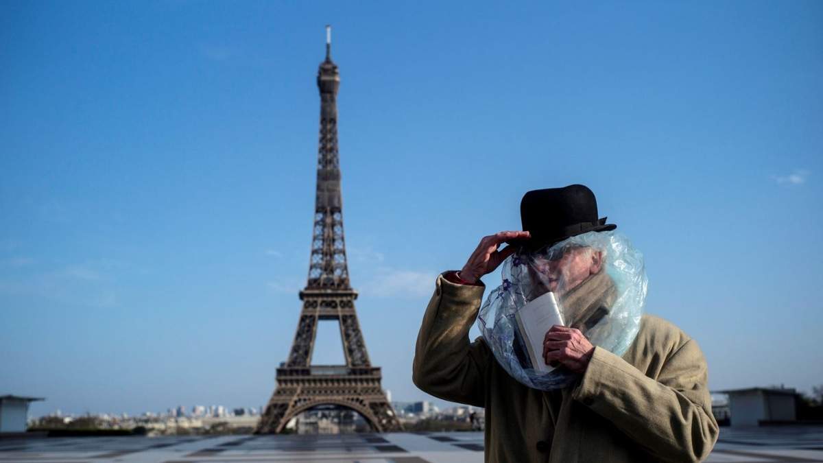 Coronavirus en Francia. Fuente: (Twitter)