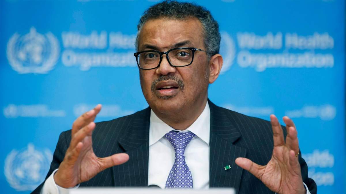El director general de la OMS, Tedros Adhanom Ghebreyesus. Fuente: (Twitter)